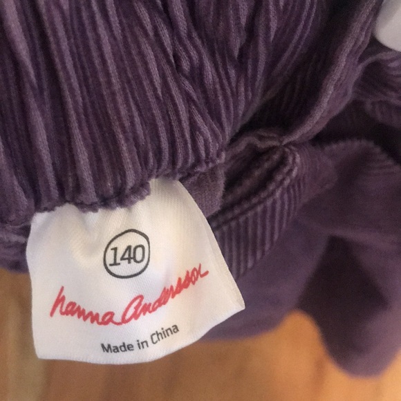 Plum Purple Soft Corduroy Hanna Andersson Skirt - Picture 2 of 3
